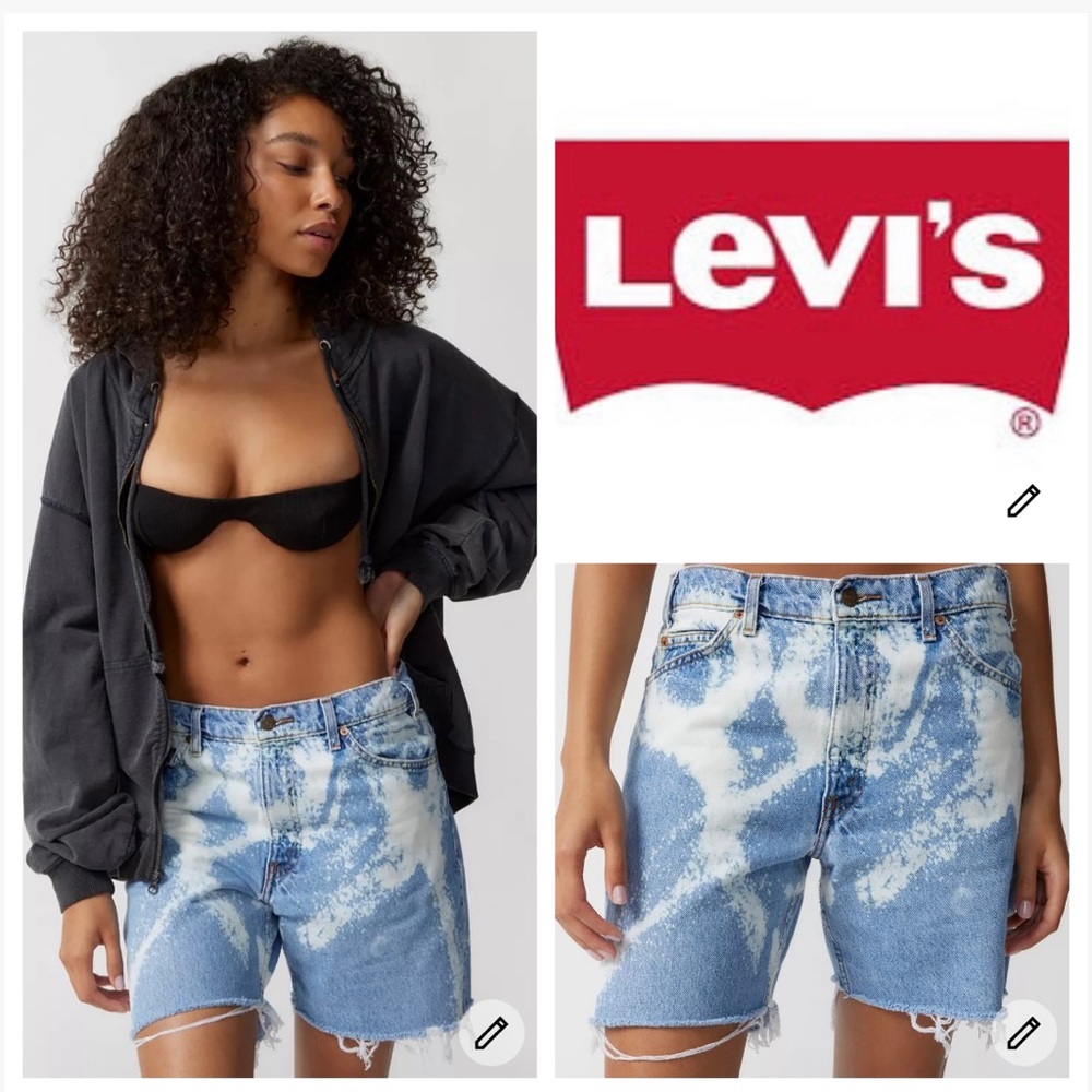 🆕 🔥 NEW - Bleach Dye Levi’s Denim Shorts 🔥 🆕